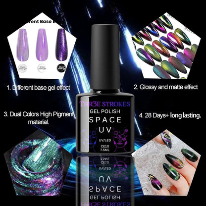 THR3E STROKES 9D Cat Eye Gel Polish – CE10 Magnetic 7.5ml