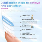 GV85 THR3E STROKES No-Wipe Top Coat and Base Coat Gel Set HEMA-FREE - Shine Finish Long Lasting, Soak-Off UV/LED Nail Lamp Cured Gel Base Top & Base Coat 15ml/each (Combo Pack) Nail Art Design Manicure Gifts for Women (GOLDEN SERIES)