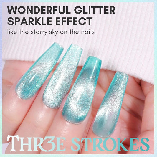 THR3E STROKES 9D Cat Eye Gel Polish – CE5 Magnetic 7.5ml