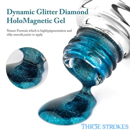 THR3E STROKES 9D Cat Eye Gel Polish – CE13 Magnetic 7.5ml