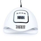 GV1229 THR3E STROKES X5 Professional Gel Polish UV/LED Nail Dryer Lamp - Smart Auto-Sensor Curing Light with Digital LCD Display, 4 Preset Timers & Anti-Glare Eye Protection for Salon Manicures & Pedicures