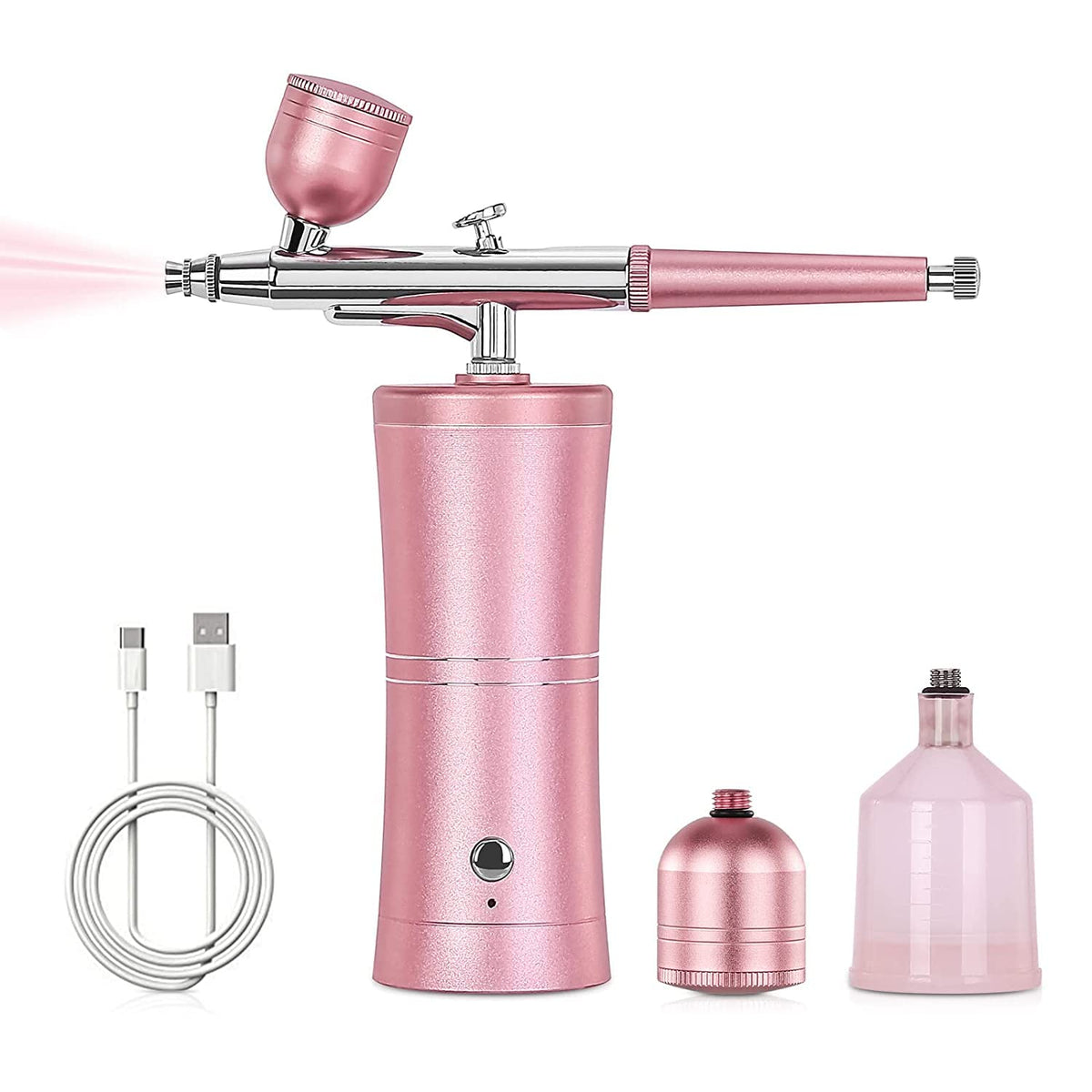 GV848 Rechargeable Airbrush Kit with Compressor – assorted colors  Portable Cordless Airbrush Gun for Makeup, Nail Art, Cake Decorating, Crafts & DIY