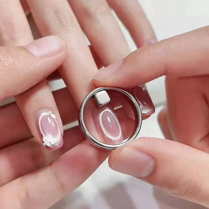 GV1120 Black Hole Cat Eye Nail Magnet Ring – 3D Halo Effect Artifact for Gel Polish