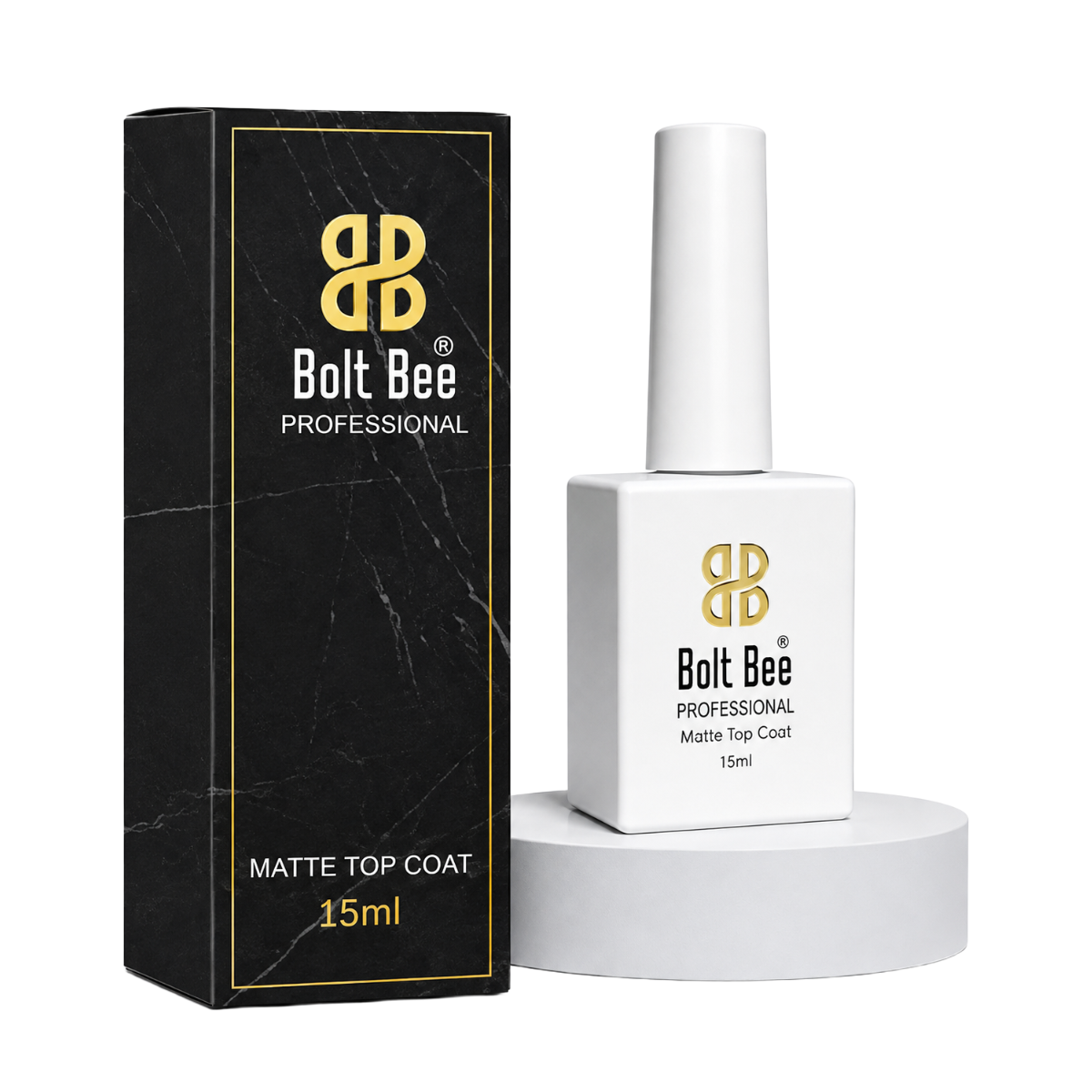 GV1133 Bolt Bee Professional Matte Top Coat – 15ml