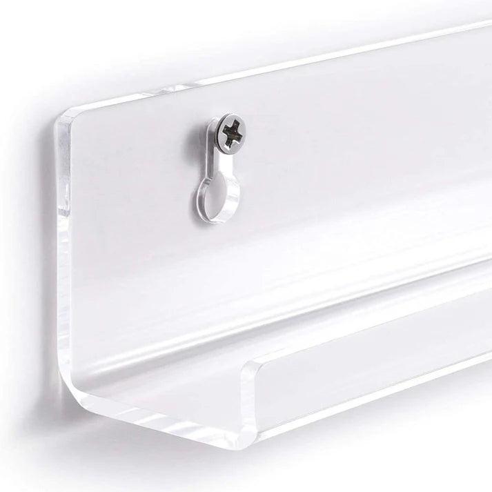 GV1189 Clear Acrylic Wall Mount Nail Polish Organizer Racks – Floating ...