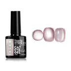GV940 THR3E STROKES Glam Set - 6 Color Cat Eye Gel Polish Kit (7.5ml Each), 9D Magnetic Nail Polish Set for Galaxy & Velvet Effects, UV/LED Soak Off Sparkle Glitter Gel, Professional Nail Art Manicure Set (GLAM)