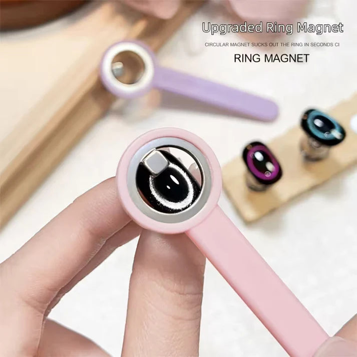 GV1121 Black Hole Cat Eye Magnet Ring for Gel Nail Polish | 3D Magnetic Cat Eye Nail Art Tool Color may Very
