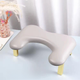 NP141 Luxury Nail Table Armrest – Soft PU Leather Hand Cushion with Golden Legs | Professional Manicure Support Stand