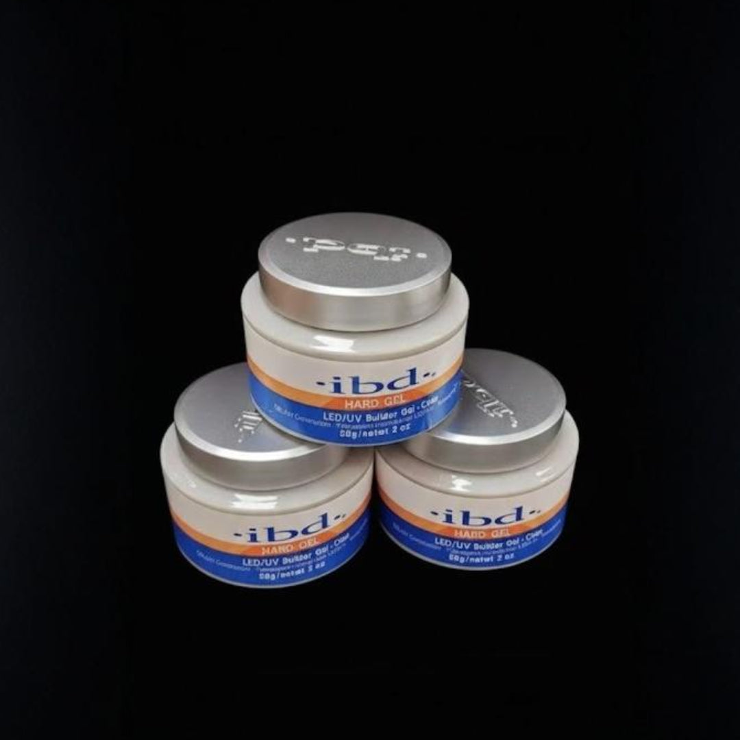 NP81 ibd Hard Gel - LED/UV Builder Gel (Clear) - Professional Nail Extension & Sculpting - 2 oz (56g)