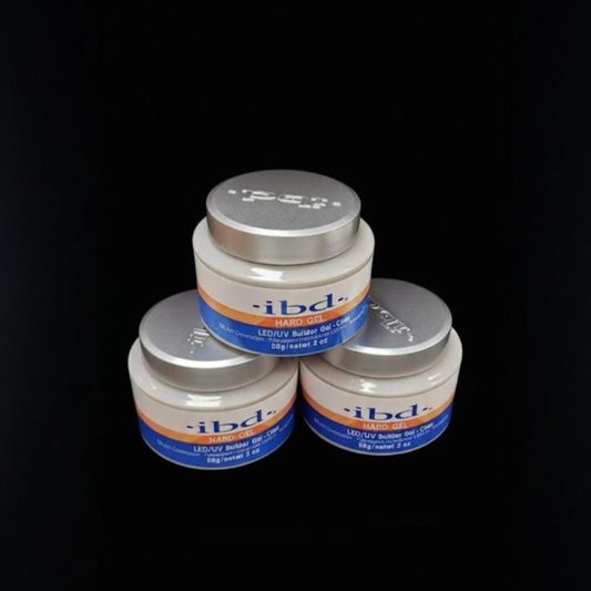 NP81 ibd Hard Gel - LED/UV Builder Gel (Clear) - Professional Nail Extension & Sculpting - 2 oz (56g)