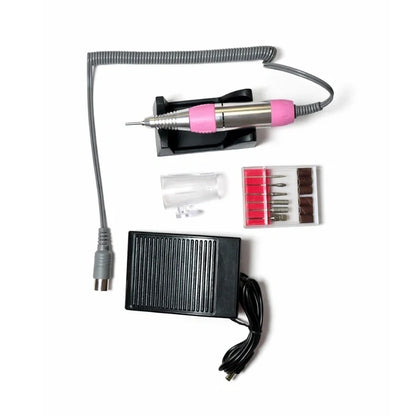 GV1157 Professional Nail Drill Machine 35000 RPM – Electric Nail File with Adjustable Speed Control for Manicure, Pedicure, Gel & Acrylic Nail Extensions
