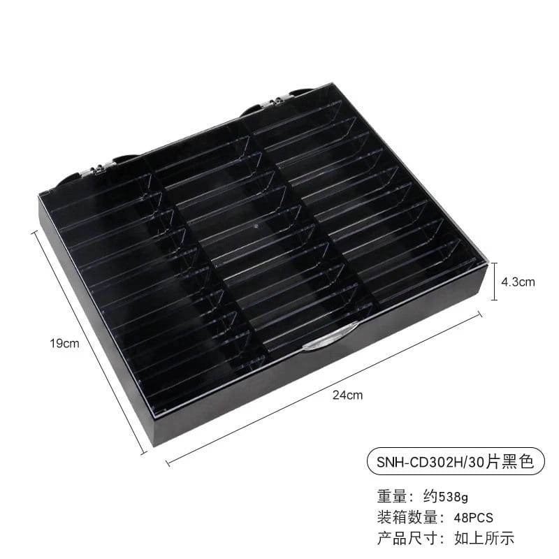 GV853 Acrylic Press-On Nail Holder Case – Multi-Layer Nail Art Storage Box Color May Vary