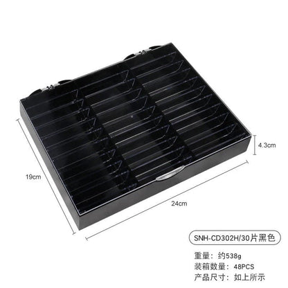 GV853 Acrylic Press-On Nail Holder Case – Multi-Layer Nail Art Storage Box Color May Vary
