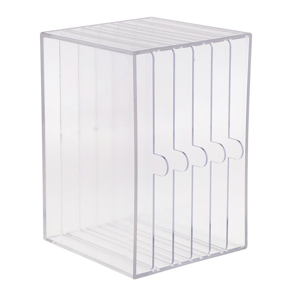 GV880 Nail Art Tip Box Storage & Acrylic Nail Display Stand Rack – Multi-Purpose Practice & Craft Tool
