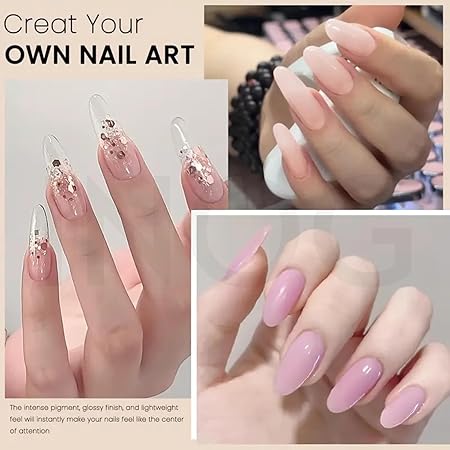 GV831 THR3E STROKES Acrylic Nail Extension Kit, Acrylic Powder x3, Monomer, Dappen Glass & Carving Pen (6 Items in the set) Nail Art Kit