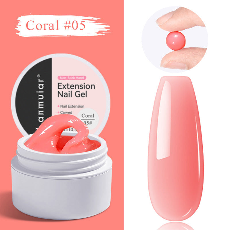 GV829 Nail Extension Gel – Non-Stick Quick Builder Gel for Nail Extensions, Carving & Overlay