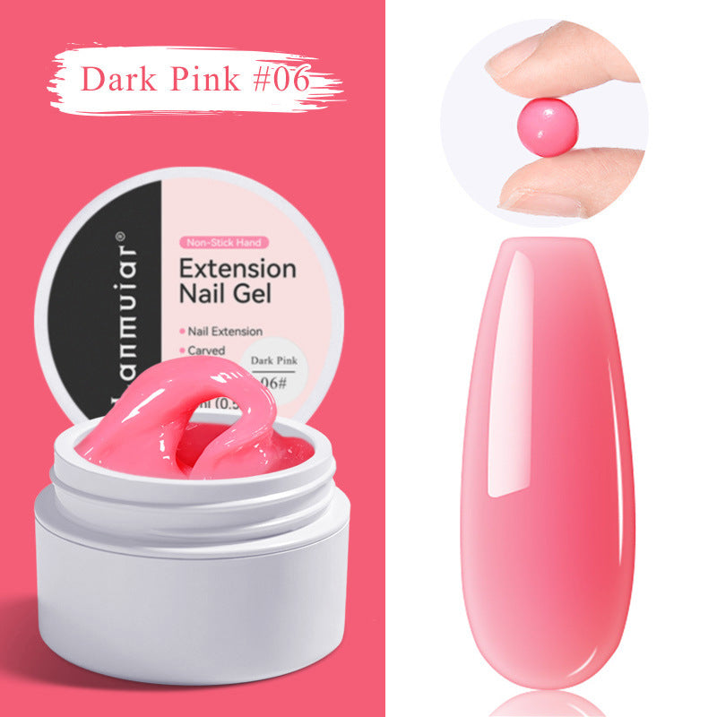 GV829 Nail Extension Gel – Non-Stick Quick Builder Gel for Nail Extensions, Carving & Overlay