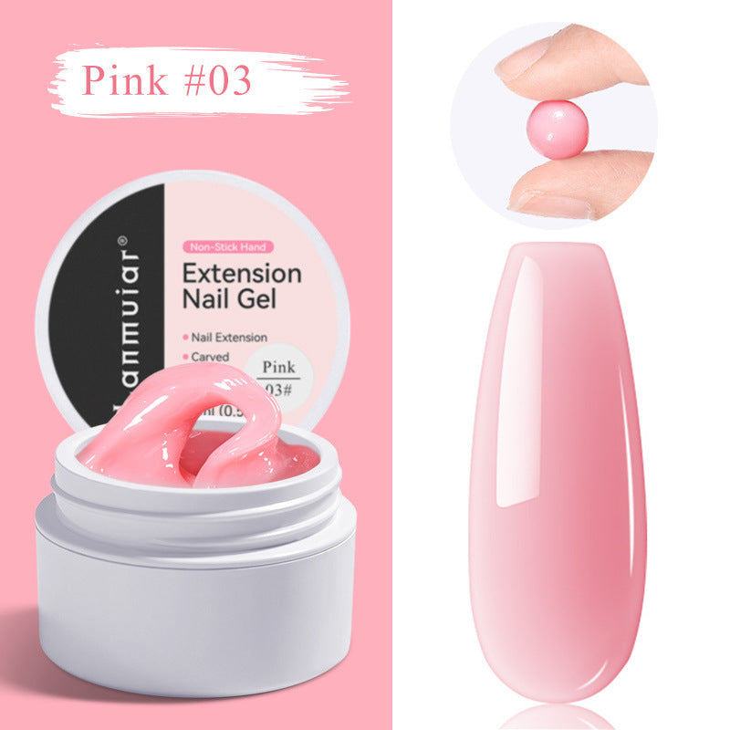 GV829 Nail Extension Gel – Non-Stick Quick Builder Gel for Nail Extensions, Carving & Overlay