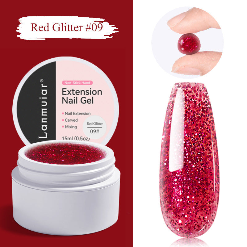GV829 Nail Extension Gel – Non-Stick Quick Builder Gel for Nail Extensions, Carving & Overlay