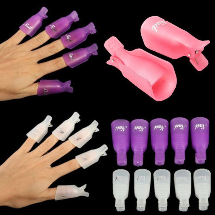 GV609 Nail Polish Remover Soak Off Clips – Reusable Nail Art Removal Tool