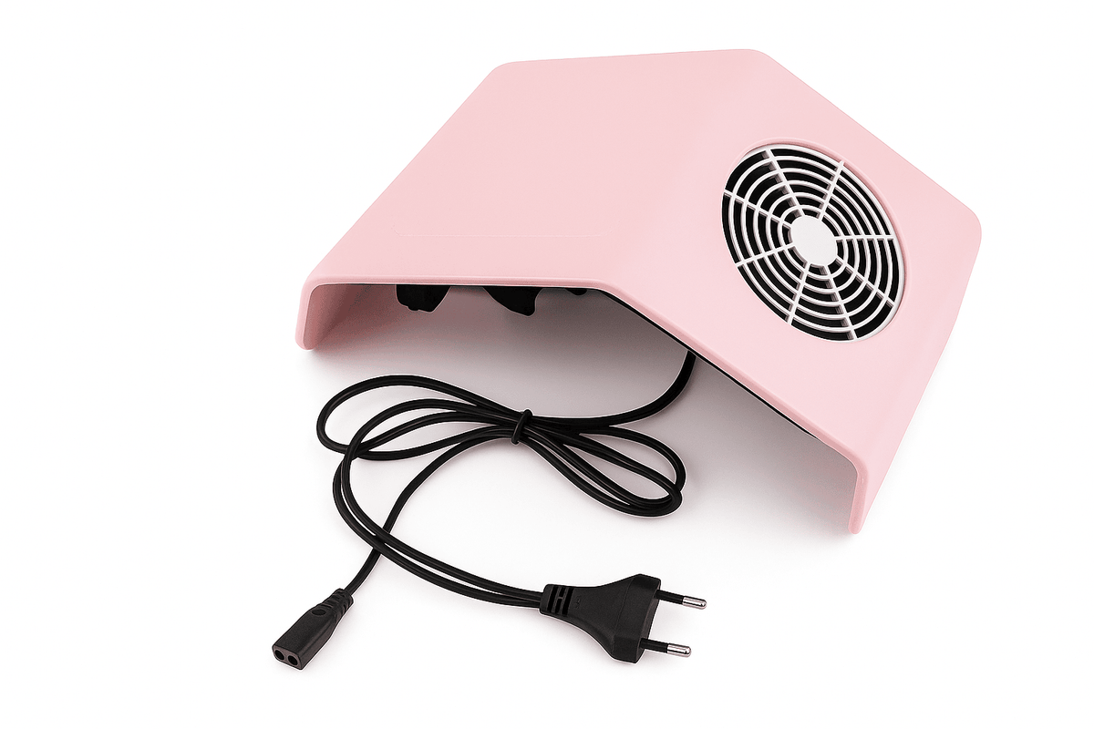 GV619 Professional Nail Dust Collector Machine – Pink & White Salon Vacuum Cleaner