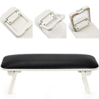 GV902 H8 Foldable Non-Slip Soft PU Leather Nail Arm Rest Hand Pillow – Portable Manicure Nail Art Hand Support Cushion (Without Mat) Color may Vary