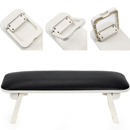 GV902 H8 Foldable Non-Slip Soft PU Leather Nail Arm Rest Hand Pillow – Portable Manicure Nail Art Hand Support Cushion (Without Mat) Color may Vary