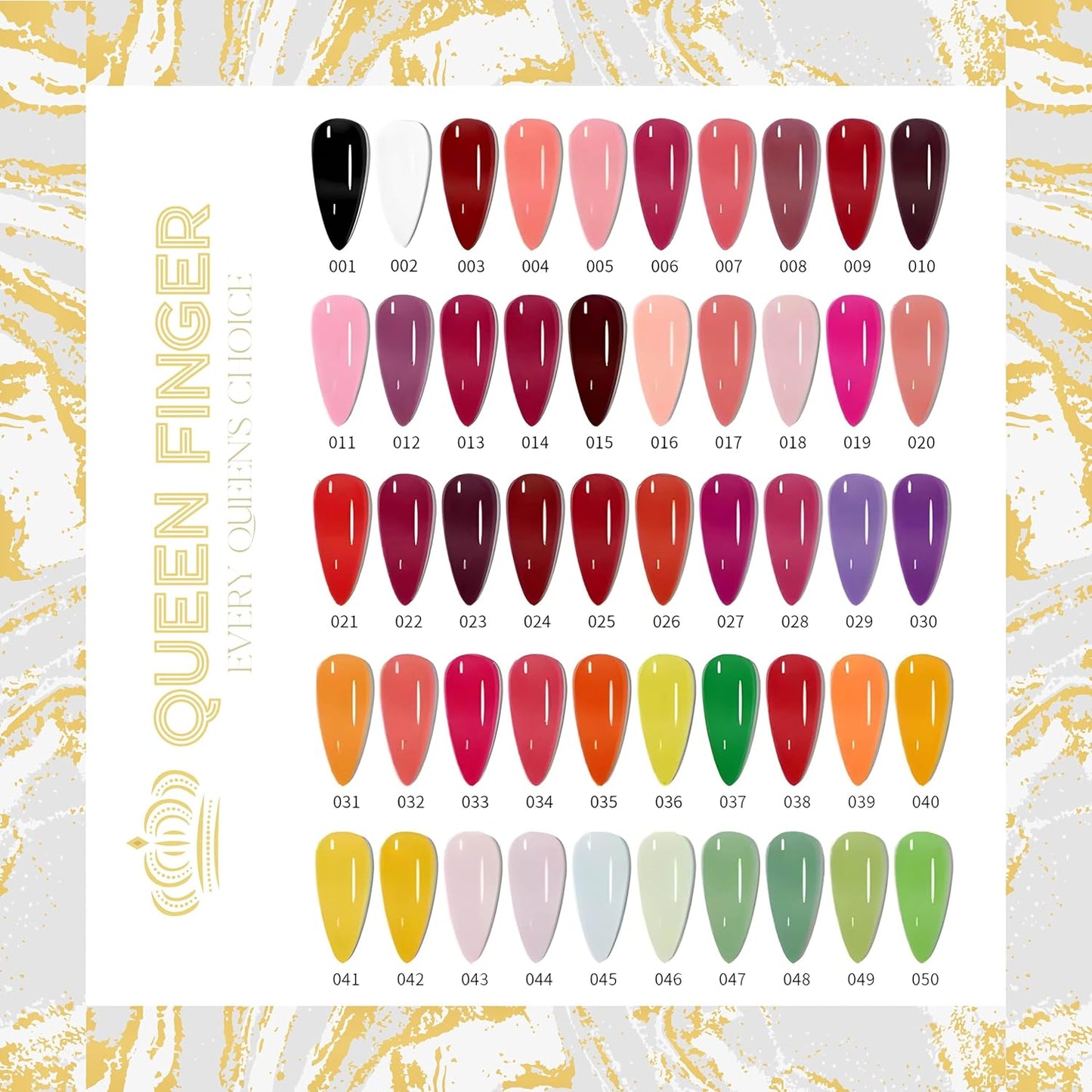 NP01 QUEENFINGER Gel Nail Polish 1 Pcs 15ml Soak Off Spring Gel Polish Nail Art Manicure Salon DIY Gel Nail Design Decoration at Home Uv Nail Lamp Needed