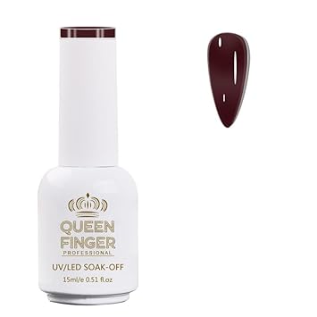 NP01 QUEENFINGER Gel Nail Polish 1 Pcs 15ml Soak Off Spring Gel Polish Nail Art Manicure Salon DIY Gel Nail Design Decoration at Home Uv Nail Lamp Needed
