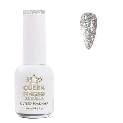 NP01 QUEENFINGER Gel Nail Polish 1 Pcs 15ml Soak Off Spring Gel Polish Nail Art Manicure Salon DIY Gel Nail Design Decoration at Home Uv Nail Lamp Needed