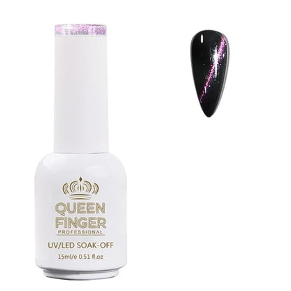 NP01 QUEENFINGER Gel Nail Polish 1 Pcs 15ml Soak Off Spring Gel Polish Nail Art Manicure Salon DIY Gel Nail Design Decoration at Home Uv Nail Lamp Needed