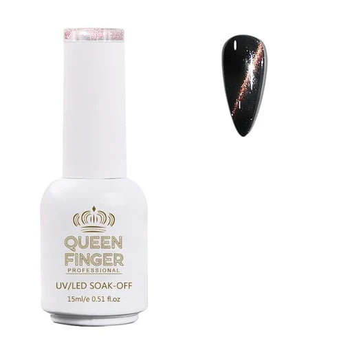 NP01 QUEENFINGER Gel Nail Polish 1 Pcs 15ml Soak Off Spring Gel Polish Nail Art Manicure Salon DIY Gel Nail Design Decoration at Home Uv Nail Lamp Needed