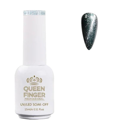 NP01 QUEENFINGER Gel Nail Polish 1 Pcs 15ml Soak Off Spring Gel Polish Nail Art Manicure Salon DIY Gel Nail Design Decoration at Home Uv Nail Lamp Needed