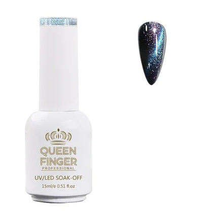 NP01 QUEENFINGER Gel Nail Polish 1 Pcs 15ml Soak Off Spring Gel Polish Nail Art Manicure Salon DIY Gel Nail Design Decoration at Home Uv Nail Lamp Needed