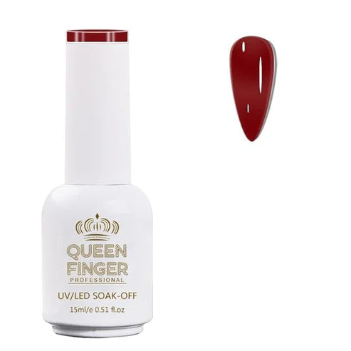 NP01 QUEENFINGER Gel Nail Polish 1 Pcs 15ml Soak Off Spring Gel Polish Nail Art Manicure Salon DIY Gel Nail Design Decoration at Home Uv Nail Lamp Needed