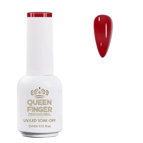 NP01 QUEENFINGER Gel Nail Polish 1 Pcs 15ml Soak Off Spring Gel Polish Nail Art Manicure Salon DIY Gel Nail Design Decoration at Home Uv Nail Lamp Needed