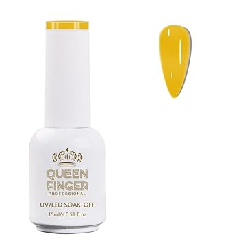 NP01 QUEENFINGER Gel Nail Polish 1 Pcs 15ml Soak Off Spring Gel Polish Nail Art Manicure Salon DIY Gel Nail Design Decoration at Home Uv Nail Lamp Needed