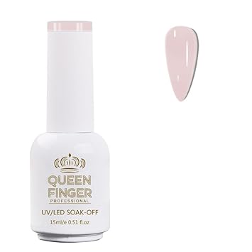 NP01 QUEENFINGER Gel Nail Polish 1 Pcs 15ml Soak Off Spring Gel Polish Nail Art Manicure Salon DIY Gel Nail Design Decoration at Home Uv Nail Lamp Needed