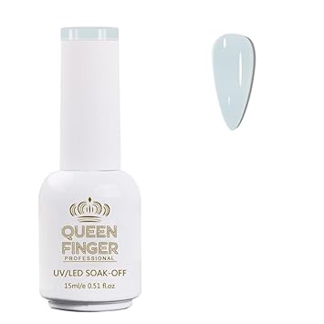 NP01 QUEENFINGER Gel Nail Polish 1 Pcs 15ml Soak Off Spring Gel Polish Nail Art Manicure Salon DIY Gel Nail Design Decoration at Home Uv Nail Lamp Needed
