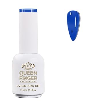 NP01 QUEENFINGER Gel Nail Polish 1 Pcs 15ml Soak Off Spring Gel Polish Nail Art Manicure Salon DIY Gel Nail Design Decoration at Home Uv Nail Lamp Needed