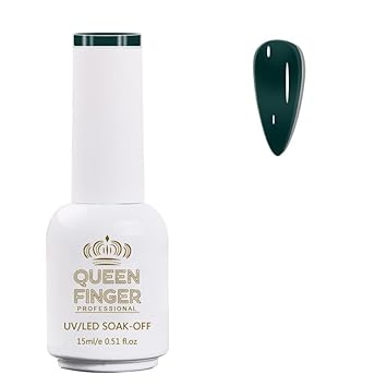 NP01 QUEENFINGER Gel Nail Polish 1 Pcs 15ml Soak Off Spring Gel Polish Nail Art Manicure Salon DIY Gel Nail Design Decoration at Home Uv Nail Lamp Needed