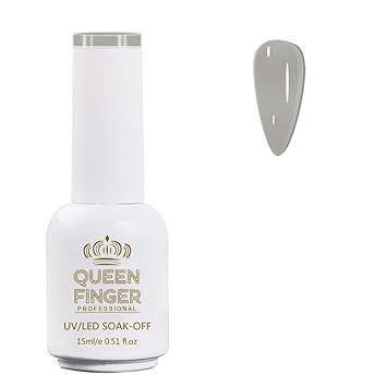 NP01 QUEENFINGER Gel Nail Polish 1 Pcs 15ml Soak Off Spring Gel Polish Nail Art Manicure Salon DIY Gel Nail Design Decoration at Home Uv Nail Lamp Needed