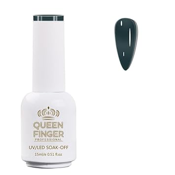 NP01 QUEENFINGER Gel Nail Polish 1 Pcs 15ml Soak Off Spring Gel Polish Nail Art Manicure Salon DIY Gel Nail Design Decoration at Home Uv Nail Lamp Needed