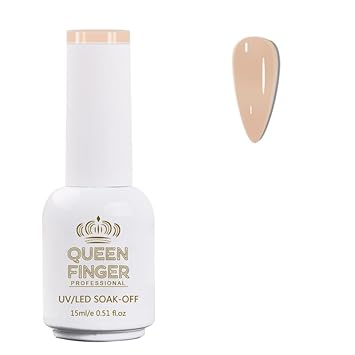 NP01 QUEENFINGER Gel Nail Polish 1 Pcs 15ml Soak Off Spring Gel Polish Nail Art Manicure Salon DIY Gel Nail Design Decoration at Home Uv Nail Lamp Needed