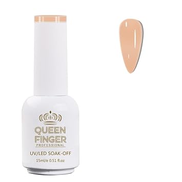 NP01 QUEENFINGER Gel Nail Polish 1 Pcs 15ml Soak Off Spring Gel Polish Nail Art Manicure Salon DIY Gel Nail Design Decoration at Home Uv Nail Lamp Needed