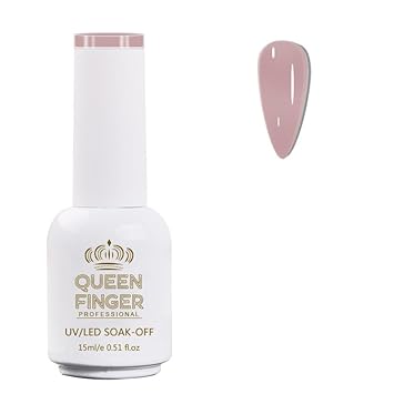 NP01 QUEENFINGER Gel Nail Polish 1 Pcs 15ml Soak Off Spring Gel Polish Nail Art Manicure Salon DIY Gel Nail Design Decoration at Home Uv Nail Lamp Needed