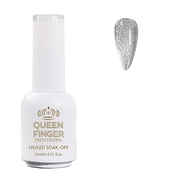 NP01 QUEENFINGER Gel Nail Polish 1 Pcs 15ml Soak Off Spring Gel Polish Nail Art Manicure Salon DIY Gel Nail Design Decoration at Home Uv Nail Lamp Needed