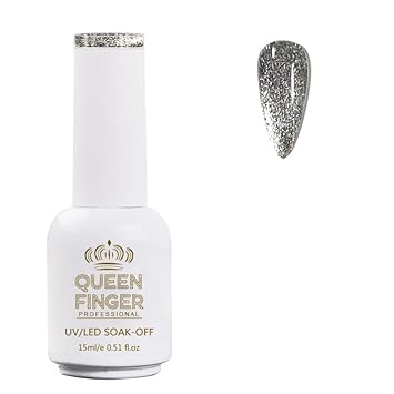 NP01 QUEENFINGER Gel Nail Polish 1 Pcs 15ml Soak Off Spring Gel Polish Nail Art Manicure Salon DIY Gel Nail Design Decoration at Home Uv Nail Lamp Needed