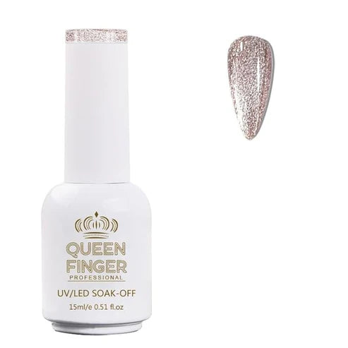 NP01 QUEENFINGER Gel Nail Polish 1 Pcs 15ml Soak Off Spring Gel Polish Nail Art Manicure Salon DIY Gel Nail Design Decoration at Home Uv Nail Lamp Needed