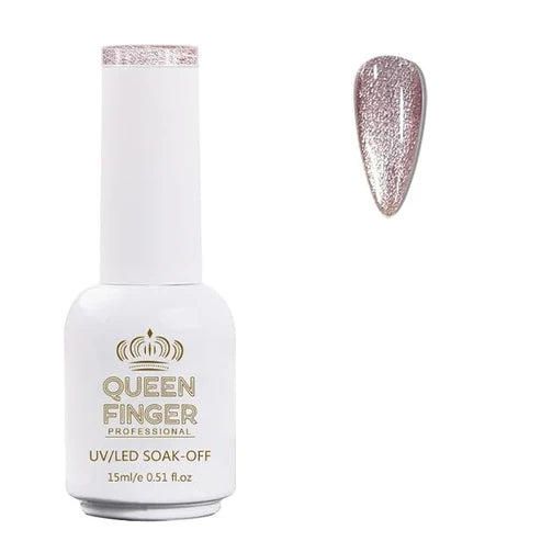 NP01 QUEENFINGER Gel Nail Polish 1 Pcs 15ml Soak Off Spring Gel Polish Nail Art Manicure Salon DIY Gel Nail Design Decoration at Home Uv Nail Lamp Needed